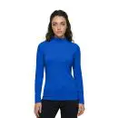 Wholesale women's blue long-sleeve turtleneck