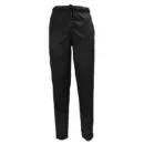 Wholesale black women's pants with elastic waistband and side pockets