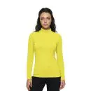 Wholesale women's yellow long-sleeve turtleneck shirt