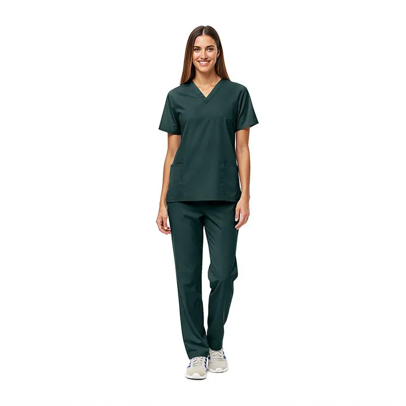 CLASSIC UNISEX 6 PKT V-NECK SET (STYLE# 1010)